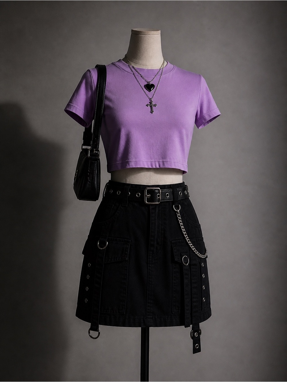 Zara Pink Crop Tee